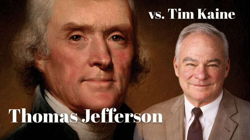 U.S. Senator Tim Kaine Claims Rights Come From Government, Not the Creator