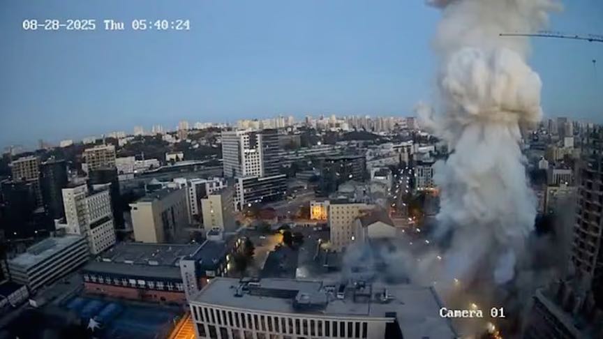 Russian Attack Hits British, EU Facilities in Kiev