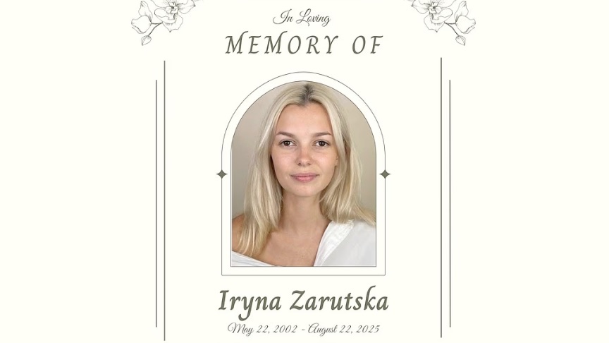 Iryna Zarutska, Ukrainian refugee, murdered in cold-blood in Charlotte, North Carolina