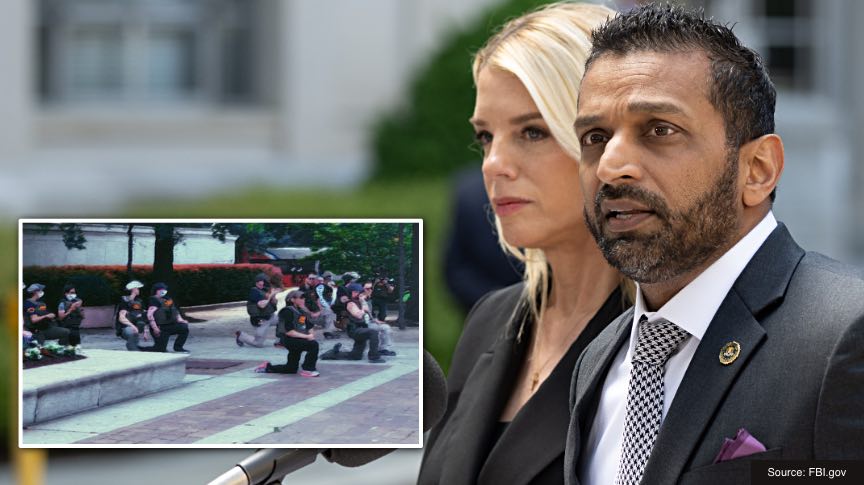 FBI Director Kash Patel with Attorney General Pam Bondi